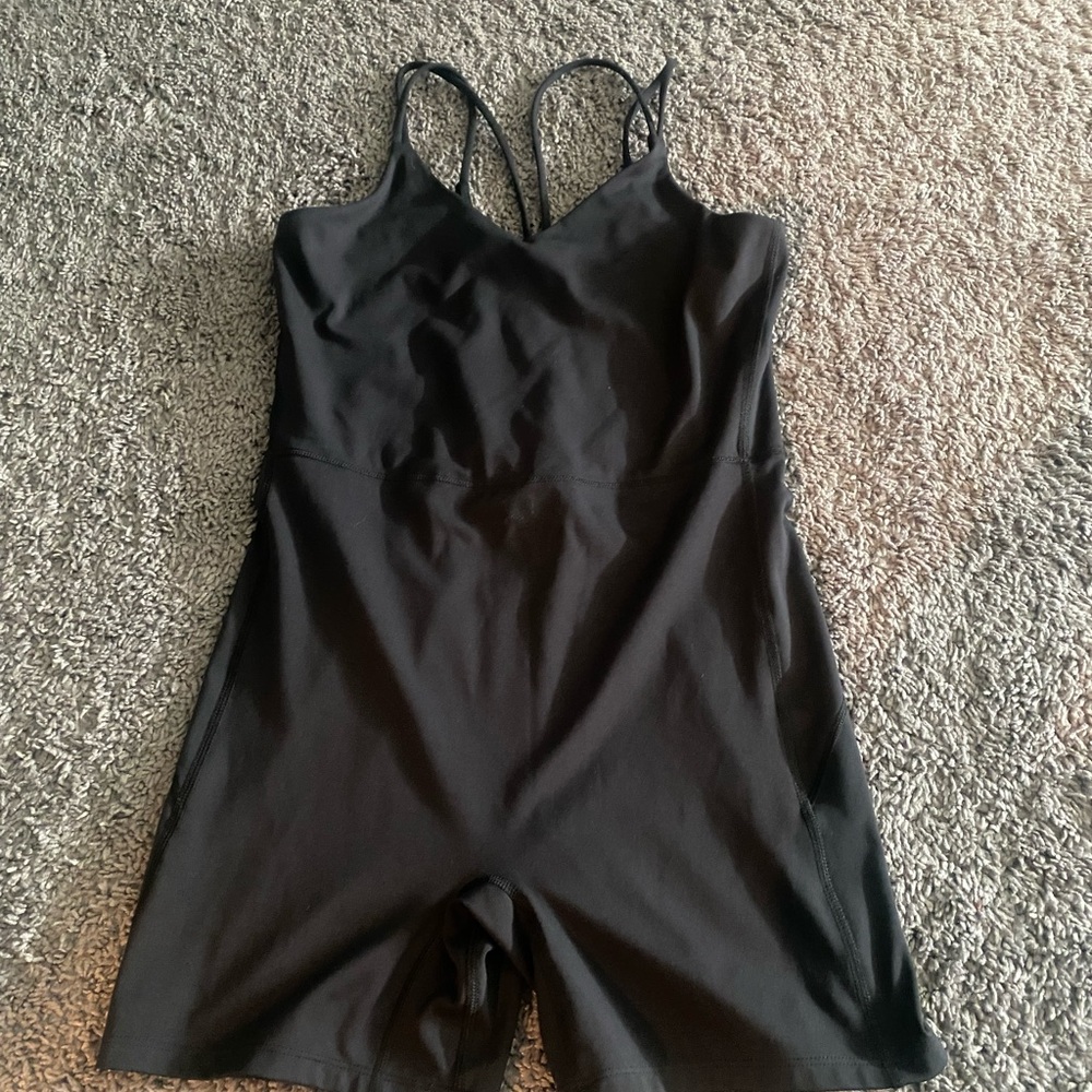 Black Strappy Romper